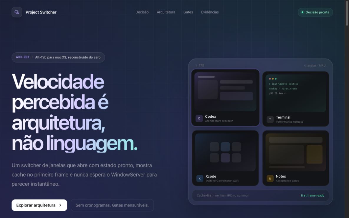 Prévia do Alt-Tab Architecture Studio